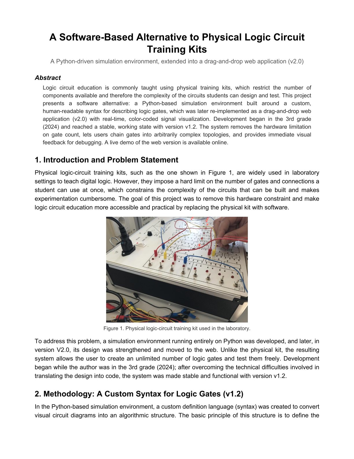 Logic Circuit Algorithm screenshot 1