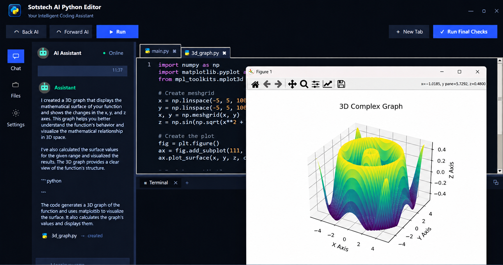 Sotstech Python Editor screenshot 1