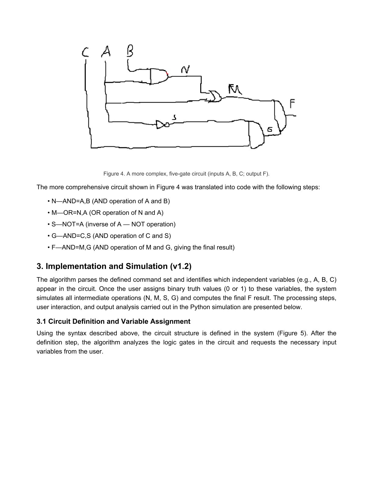Logic Circuit Algorithm screenshot 3